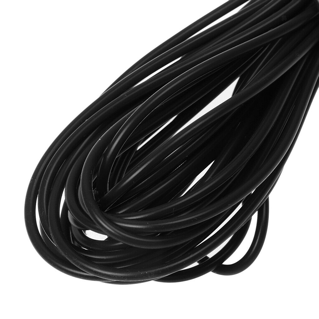 2x High Quality Silicone Rig Tube Sleeve Anti- Rig Tubing for Carp Fishing Black
