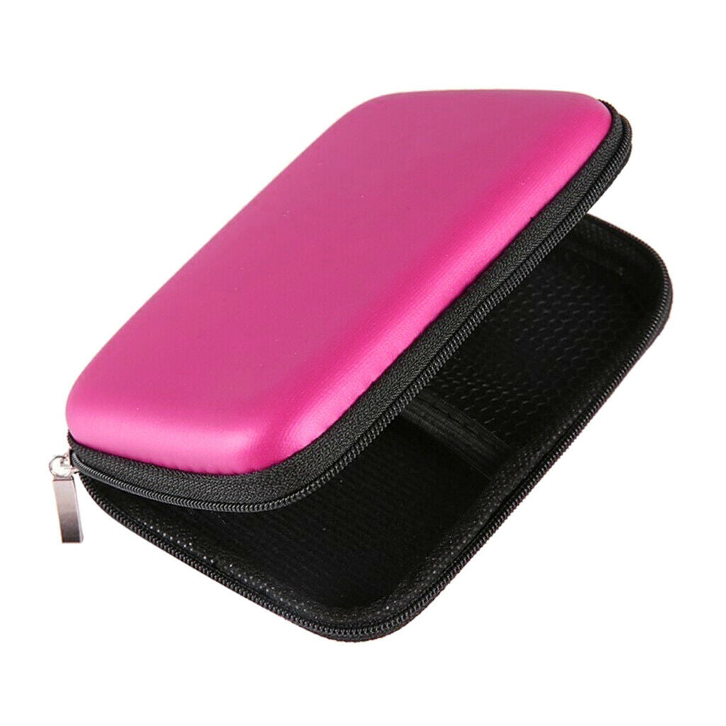 2x Shockproof EVA Hard Drive Case Protective Bag For 2.5" HDD SSD