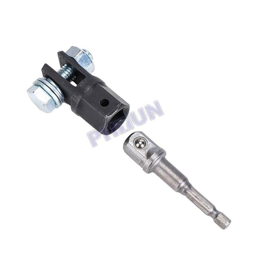 1/2 Inch Scissor Jack Adapter + Socket For Drive Impact Wrench & Lug Wrench