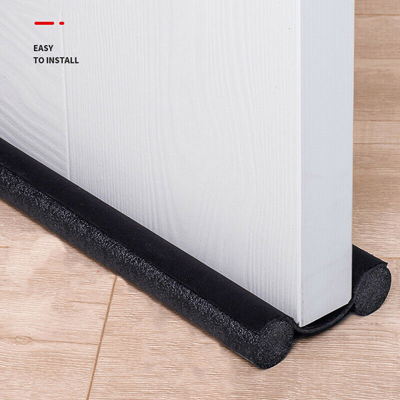 Flexible door bottom sealing strip soundproof noise reduction under door dr Lt