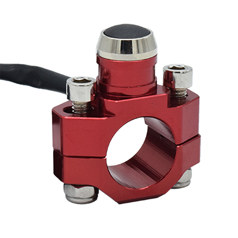 Universal CNC Rotating Clamp Start Stop Kill Switch Button 7/8" 22mm Handlebar