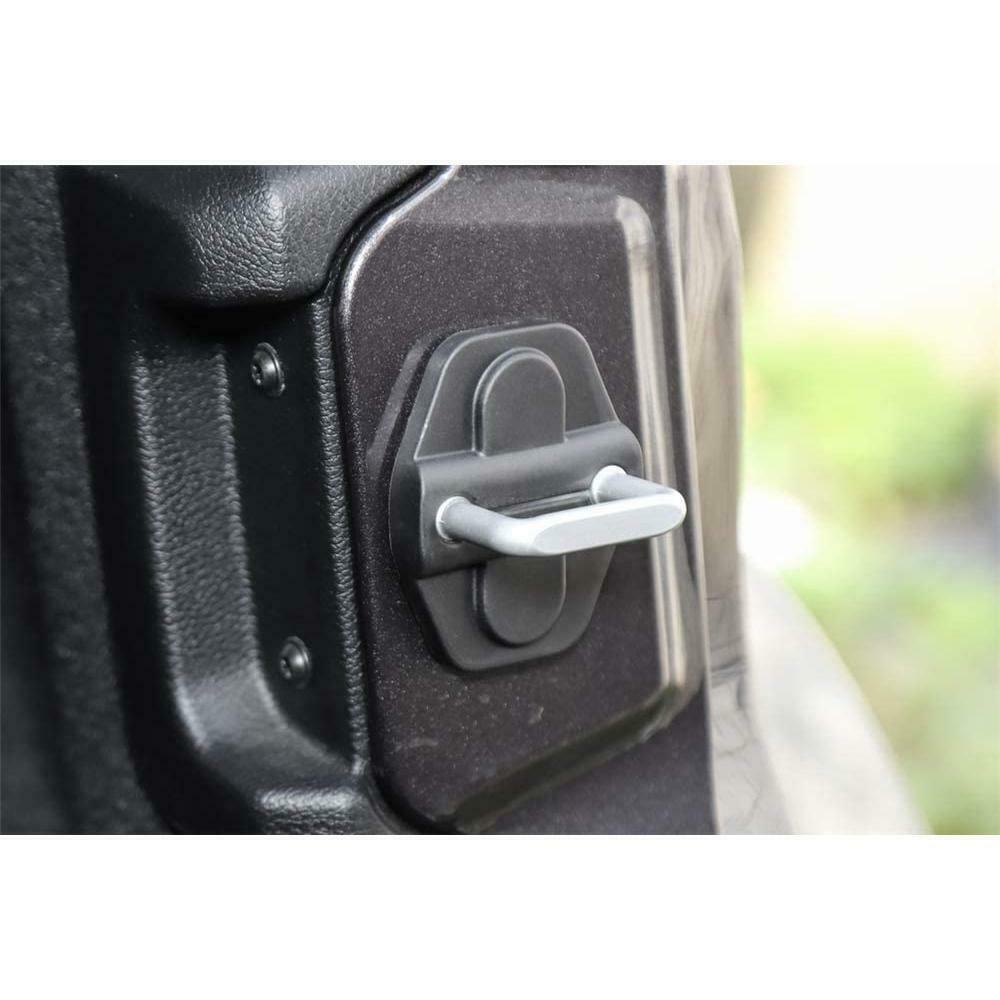 6 PCS Door Lock Cover for Jeep Wrangler JL JLU 2018-2021 Door Lock Covers