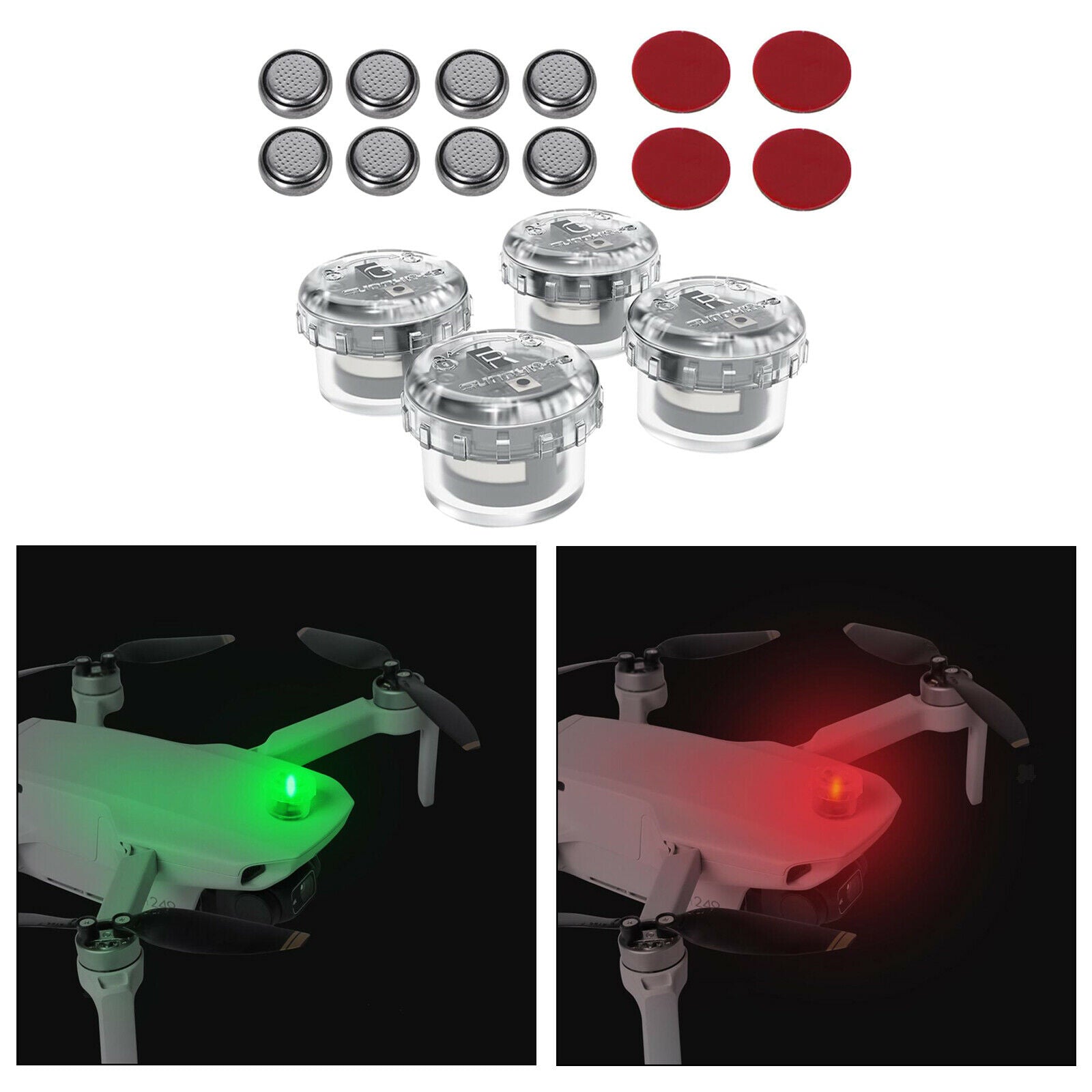4Pack of Signal Warning Alarm Indicator Light for DJI Mavic Air 2 Accessory
