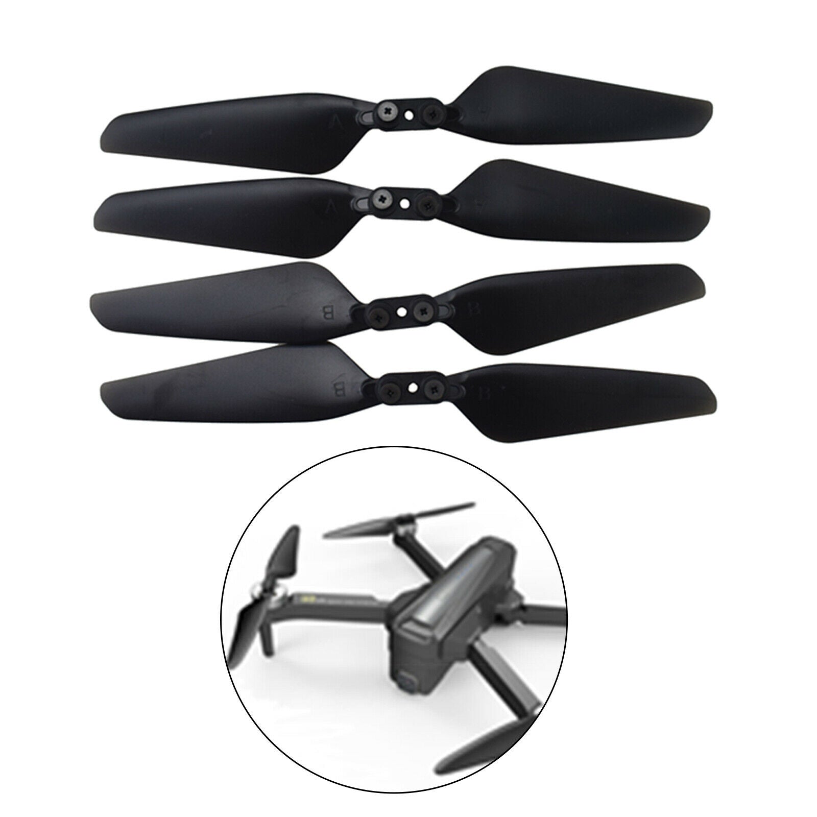 4Pcs Quick Release Foldable Propeller for MJX B12 FPV 4K Drone Spare Parts