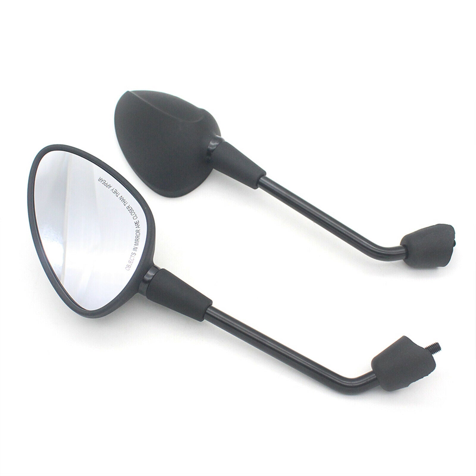 2Pcs Rearview Mirrors for Vespa GT GTS GTV 250 300 300ie Durable Black