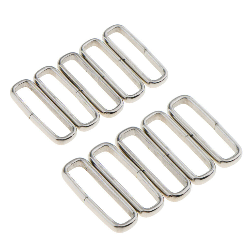 10Pcs Watch Band Retaining Keeper Buckle Ring Loop Watches Retainer Holder