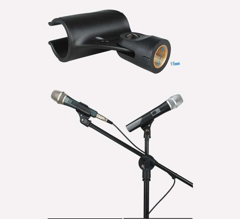 2 PCS WA371 Microphone Holder Clip Replacement for-Wireless Handheld