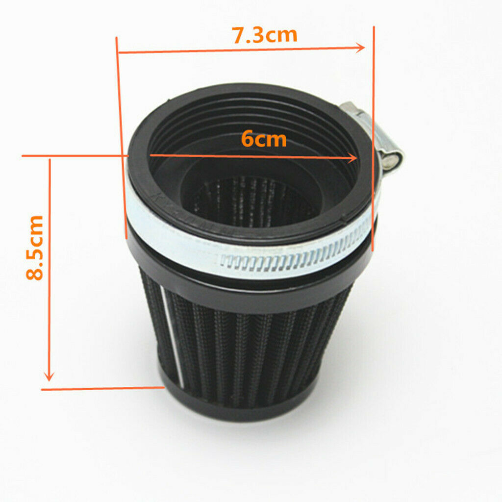 4Pcs Universal Motorcycle Dirt Bike ATV Cone Air Intake Filter Cleaner 60mm