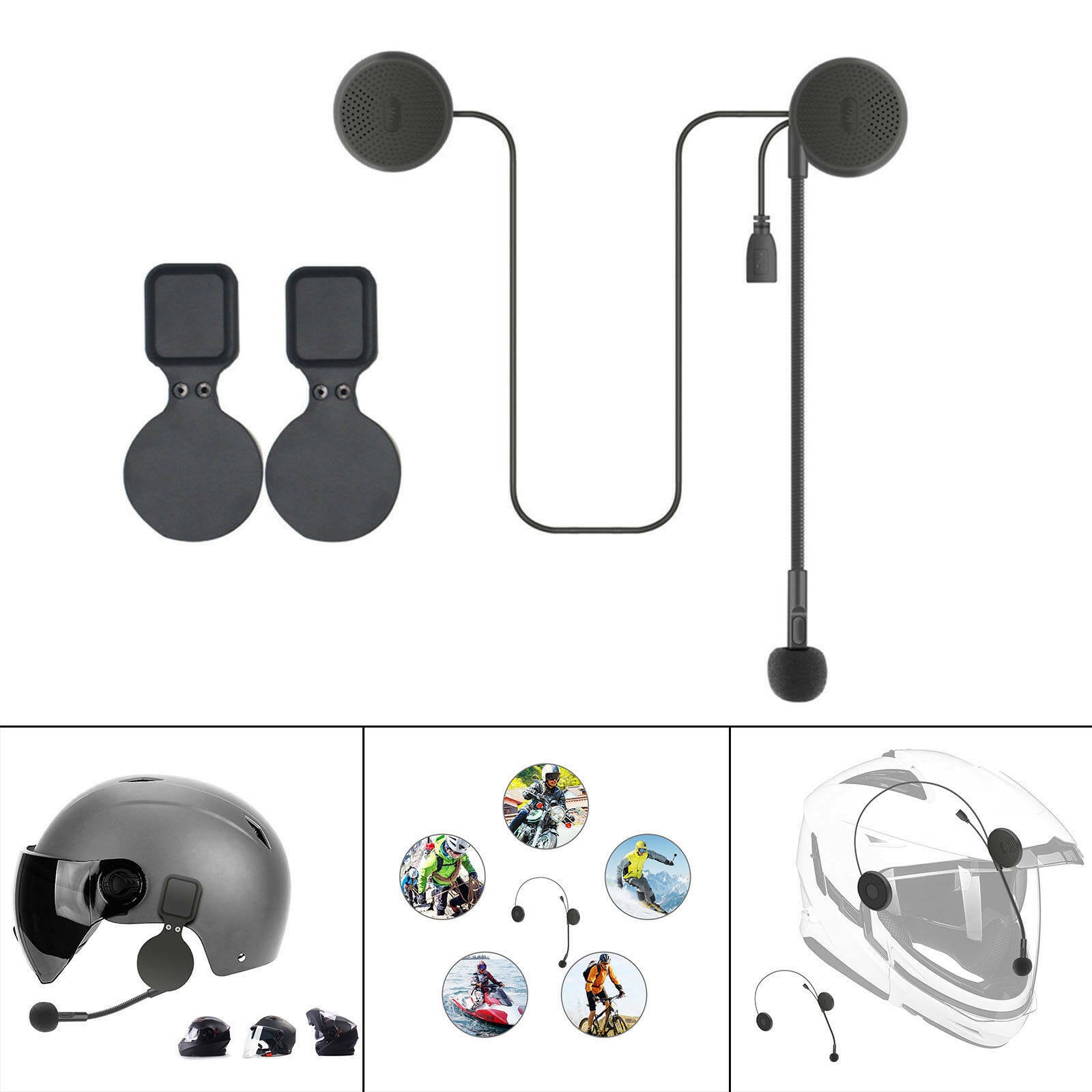 Motorcycle Helmet Headset Bluetooth Automatic Answering for Driving Rider