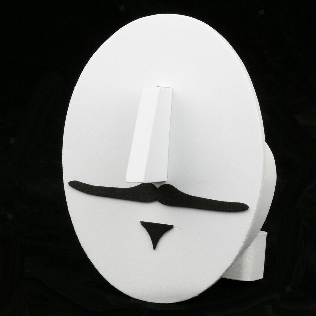 2x Creative Mustache Face Sunglasses Display Rack Eyeglasses Spectacles Show
