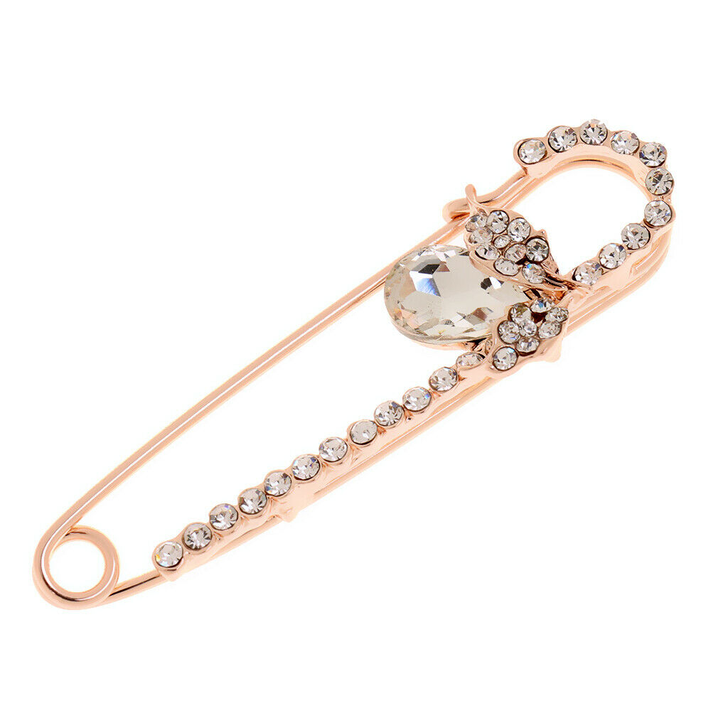 2pcs Safety Brooch Pin Fastening Clip Sewing Kilt Scarf Holder Women Decorations