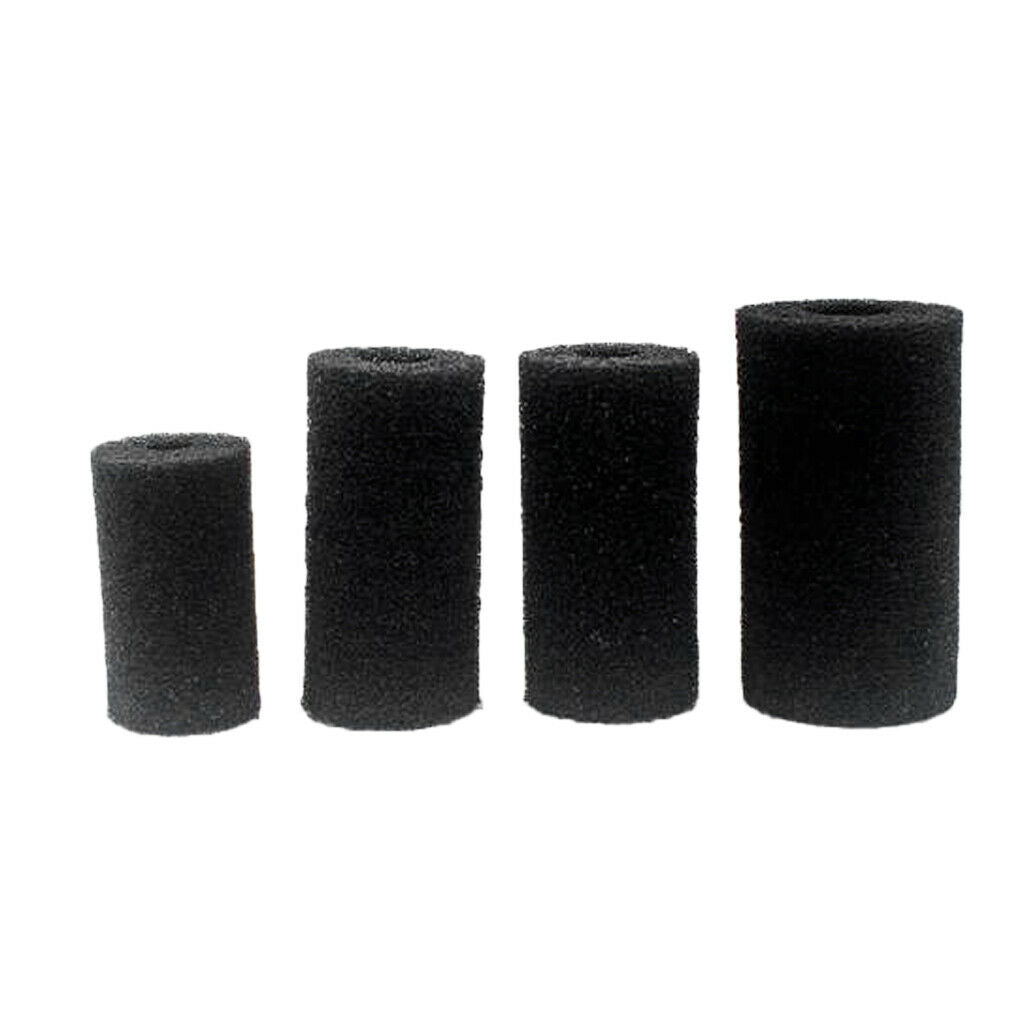 20x Pre-Filter Foam Sponge Filter Covers for Aquarium Fish Tank Black