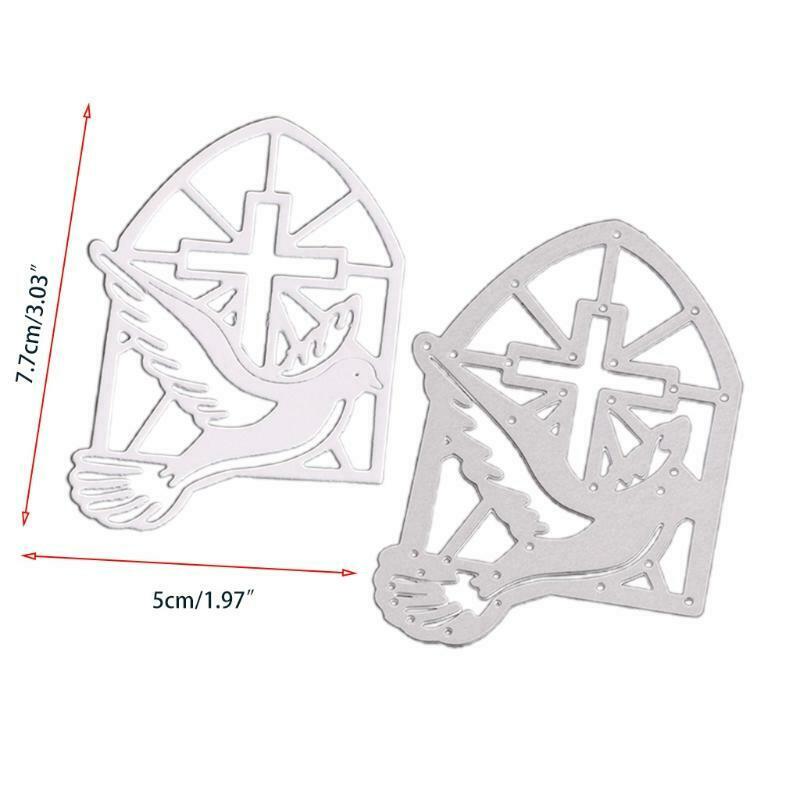 Pigeon Cross Metal Cutting Dies Stencil DIY Scrapbook Album Paper Card Template