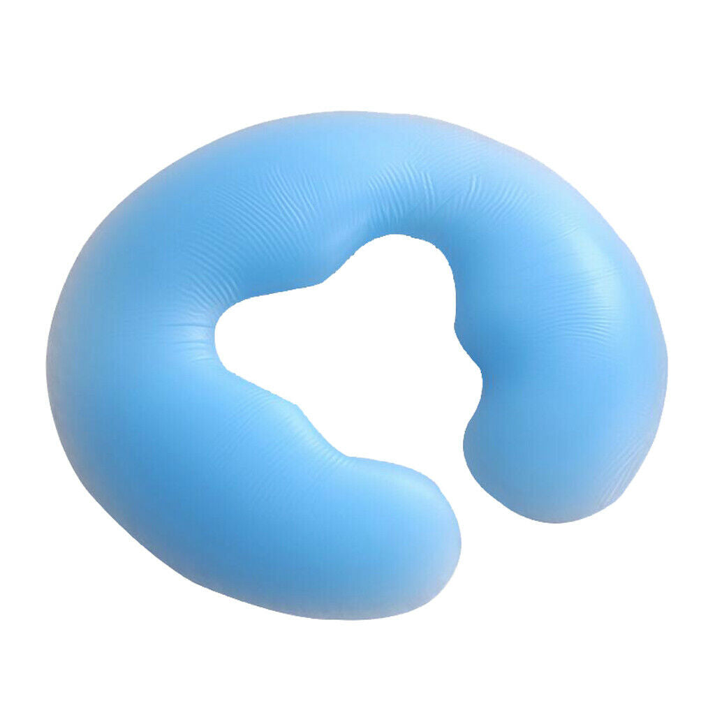 2 Blue Soft SPA Massage Elastic 100% Natural Silicone Face Relax Cushion Pillow