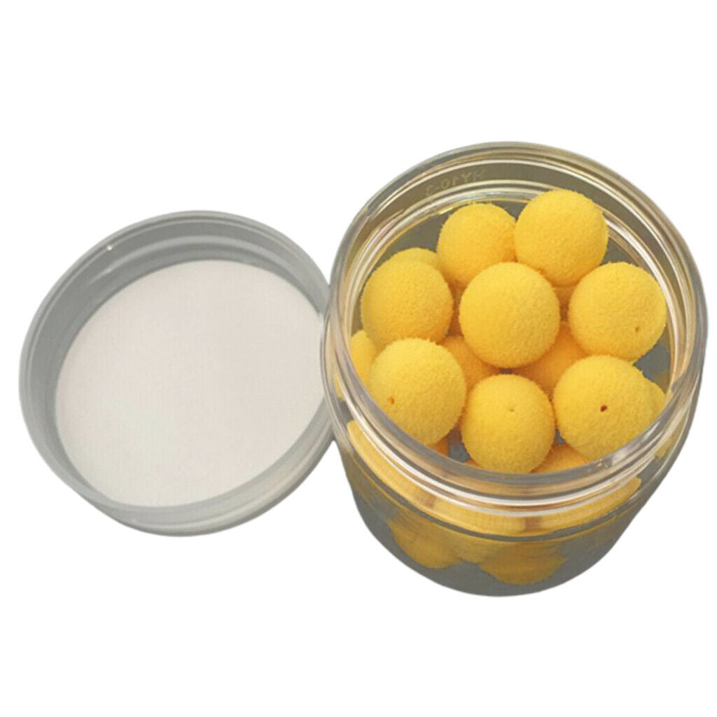 2X Floating Ball Beads Feeder Smell Carp Fishing Bait Boilies Eggs