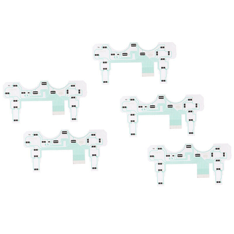 5Pcs Replacement Buttons Ribbon Circuit Board for PS2 Conductive Film Flex CY1