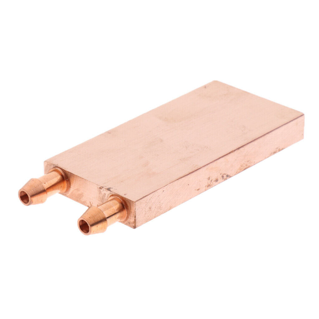 Cooler Liquid Cooling Block Heatsink DIY Warm For Computer Radiator 40*80mm