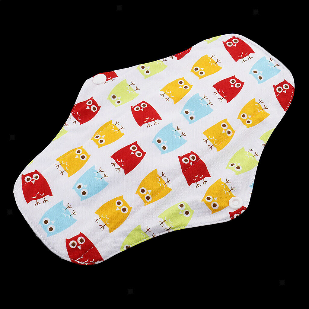 Safety Reusable Washable Cloth Menstrual Pad Women Sanitary Towel Pads 4#