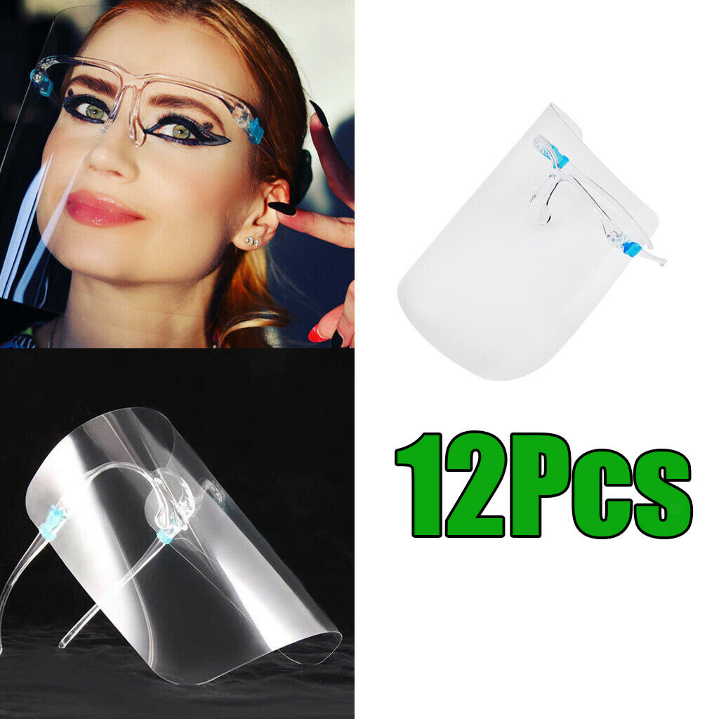 12x Full Face Shield Cover Guard Goggles Visor Anti-splash BBQ Protector