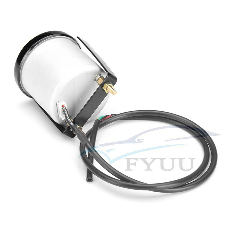Universal Car 2"/52mm 7Colors LED Water Coolant Temperature Temp Gauge Meter -°F