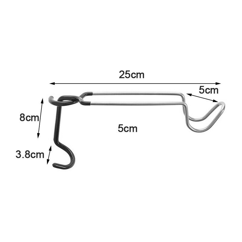 Portable Tent Pole Lamp Holder Hook Outdoor Camping Fishing Light Hanger Too CH