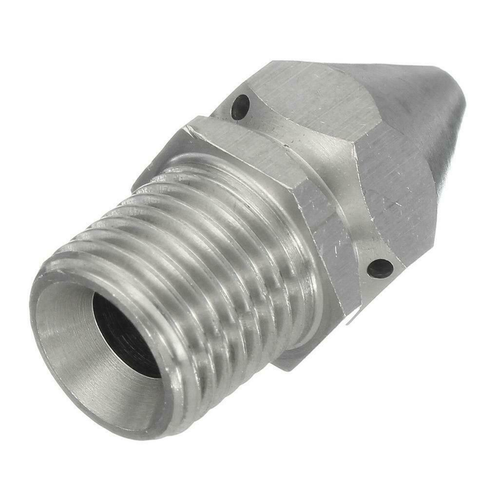 2pc Pressure Washer Drain Sewer Cleaning Pipe Jetter 4 Jet Garden Accs Parts