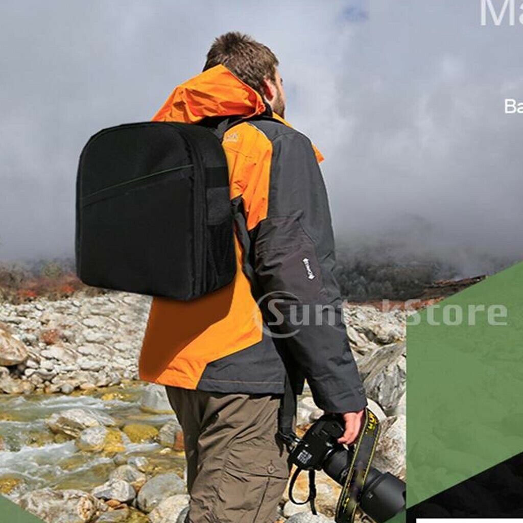 Multi-functional Camera Backpack Photography Anti-shock Travel Bag Green