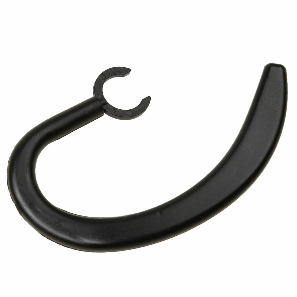 6 Pcs Replacement Spare Ear Hooks Earloop For Bluetooth Headset Black