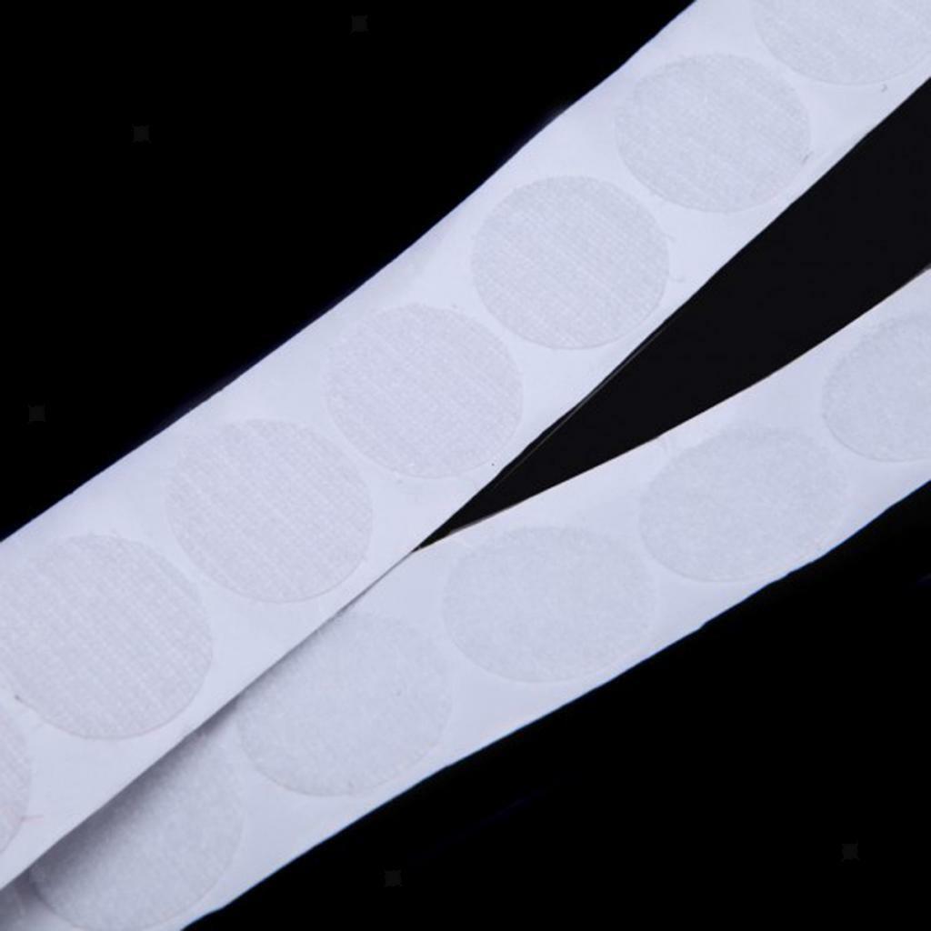 500pcs 20mm Dots Self Adhesive White Coins  Sticky Stick-On