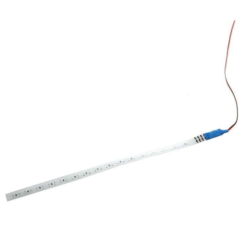 Knight Rider 32 LED Running Light Scanner 30 cm Strip Decoration Blue Car 12V N8