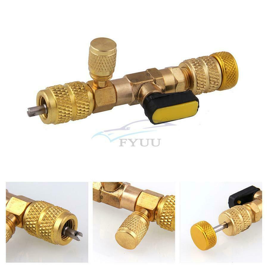 1PCS Metal HVAC Tool Spool Remover Dual Size 1/4" and 5/16" Port Installer