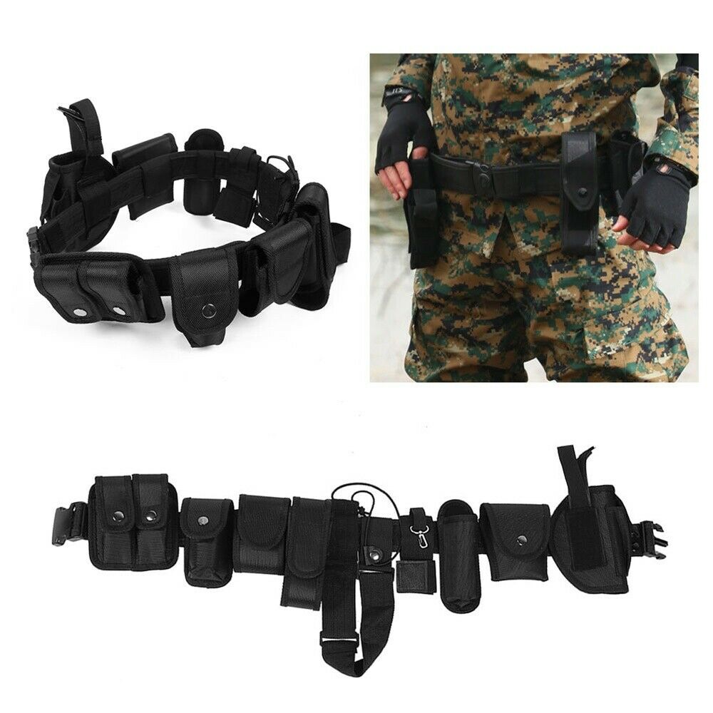 Hunting Training Security Guard Equipment Pouch Pack Belt with Bags Holster