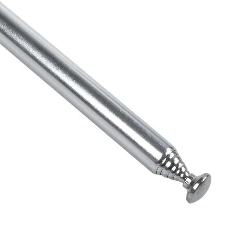 96cm Length 7 Section Telescoping Stainless Steel AM FM Radio TV Antenna S7V5V5