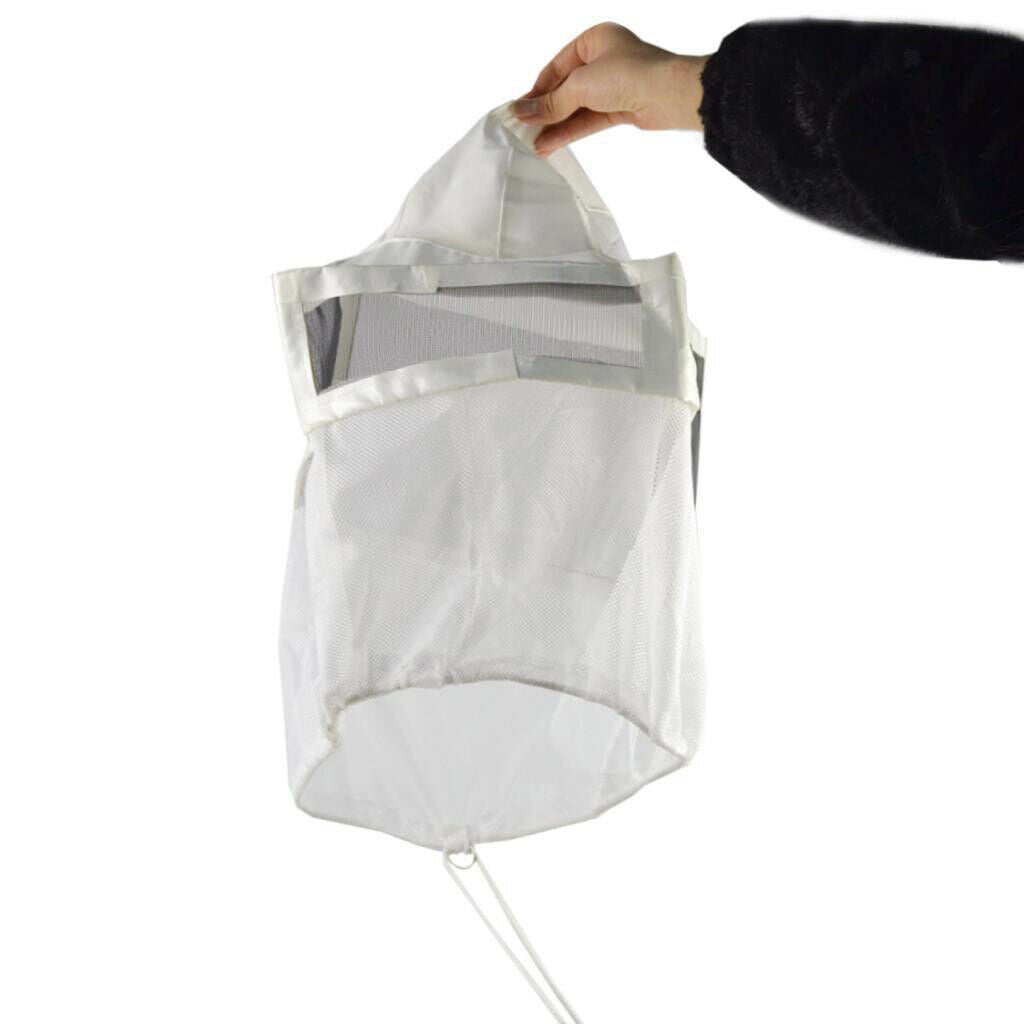 1x Beekeeping Bee Veils Round Hat Mosquito Fly Head Net Face Protection