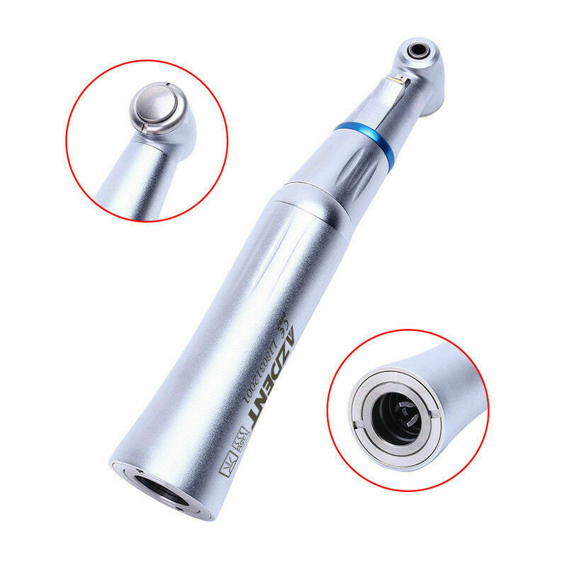 5X Dental 1:1 E-Generator LED low Speed Contra Angle Handpiece Push Butto E-Type
