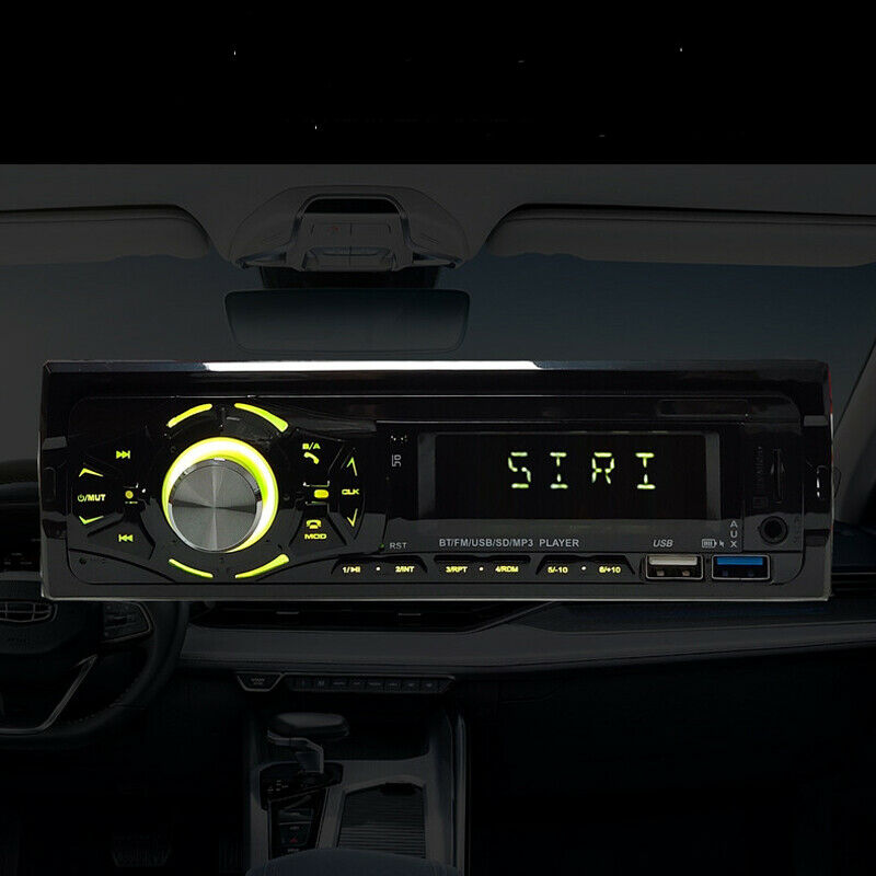 Bluetooth USB MP3 WMA FM Digital Media Player Colorful Display Car Stereo Radio
