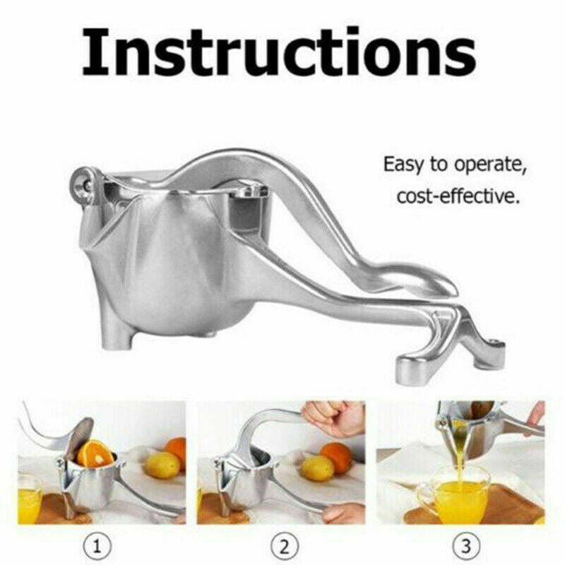 Manual Juicer Hand Juice Press Squeezer Fruit Juicer Extractor:0JCAUB KyBUAU