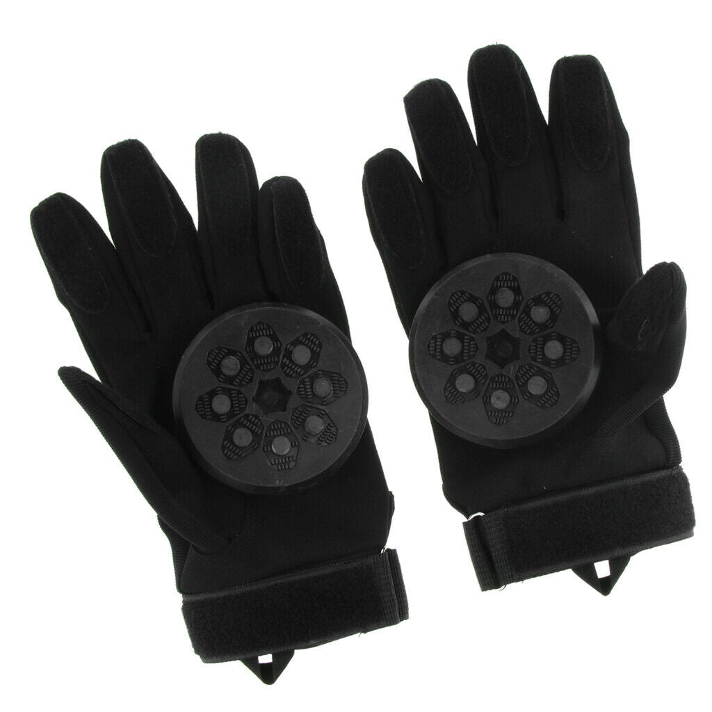 Outdoor Sports Slide Gloves for Skateboard & Longboard, Can Come Out Flames