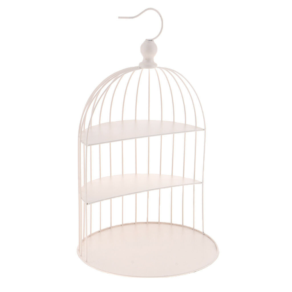 Bird Cage 3 Tiers Dessert Plate Afternoon Tea Dessert Plate Cake Decor