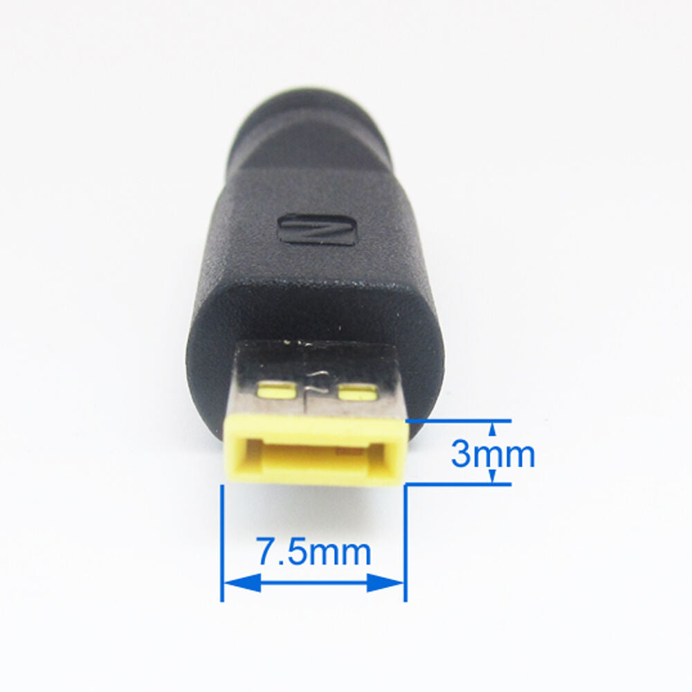 10pc 5.5x2.1mm to Mini Square DC Power Plug Charger converter Adapter For Lenovo