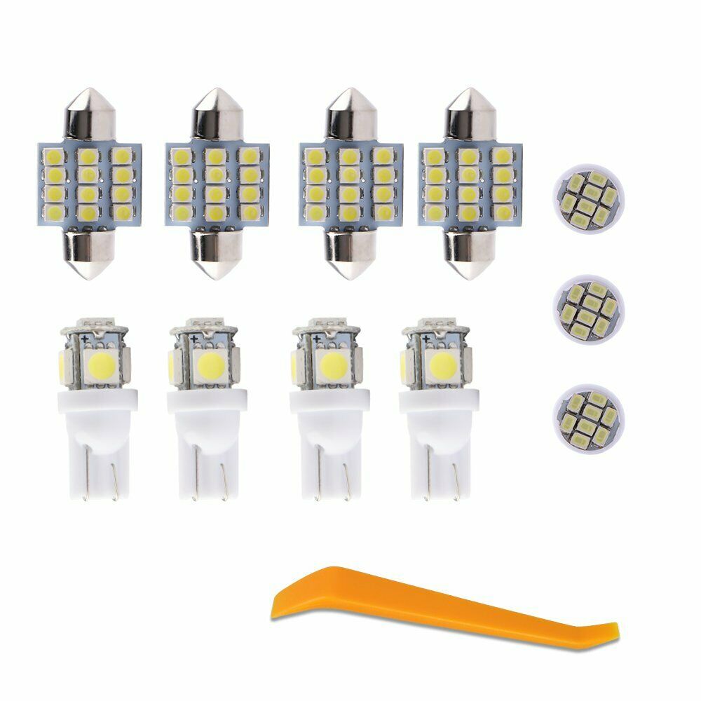 White 11X Interior LED Lights Package Fits for Mitsubxsxi Lancer Evo X 2008-2015