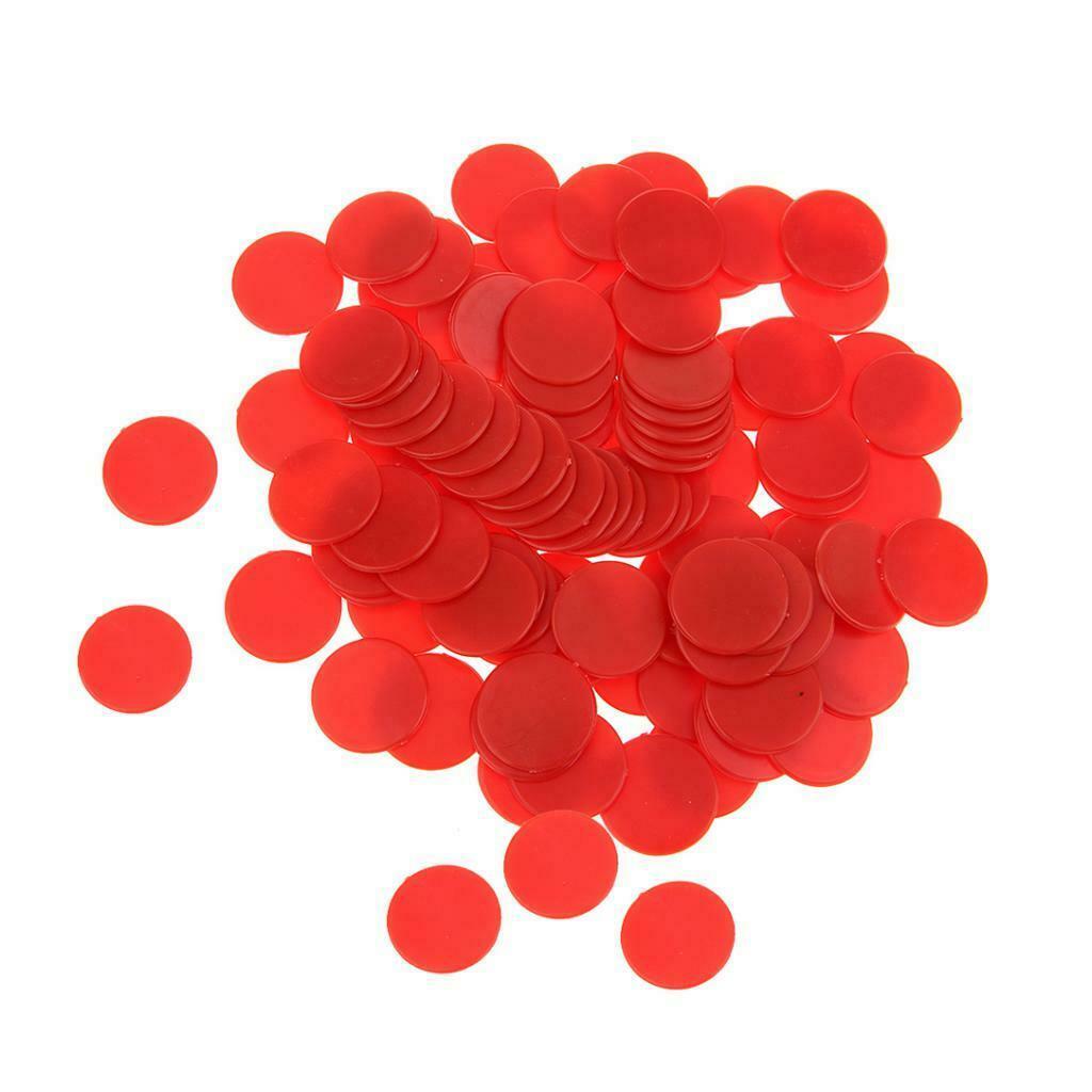 200pcs Opaque Board Game Counters Tiddly Winks Numeracy Teaching Chips