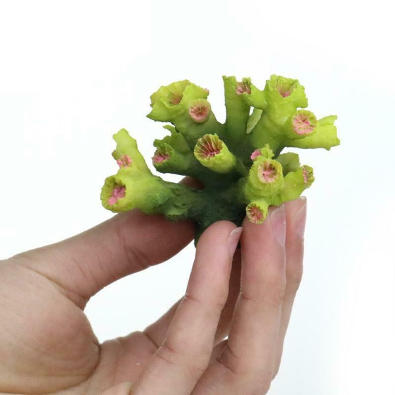 Mini Coral Aquarium Decoration Fish Tank OrnamentsToys for Fish Play