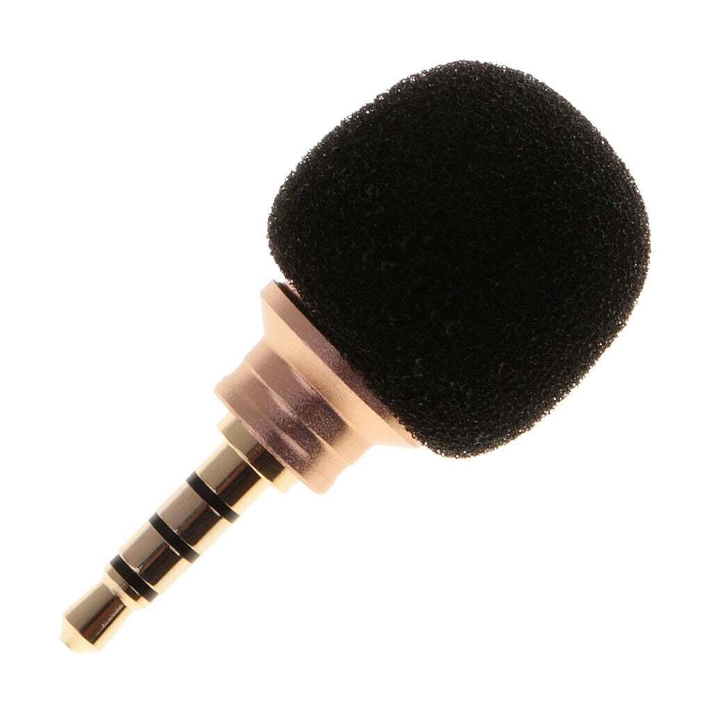 Lovoski 2 PCS Black 3.5mm Microphone Mic For Mobile Cell Phone, Portable