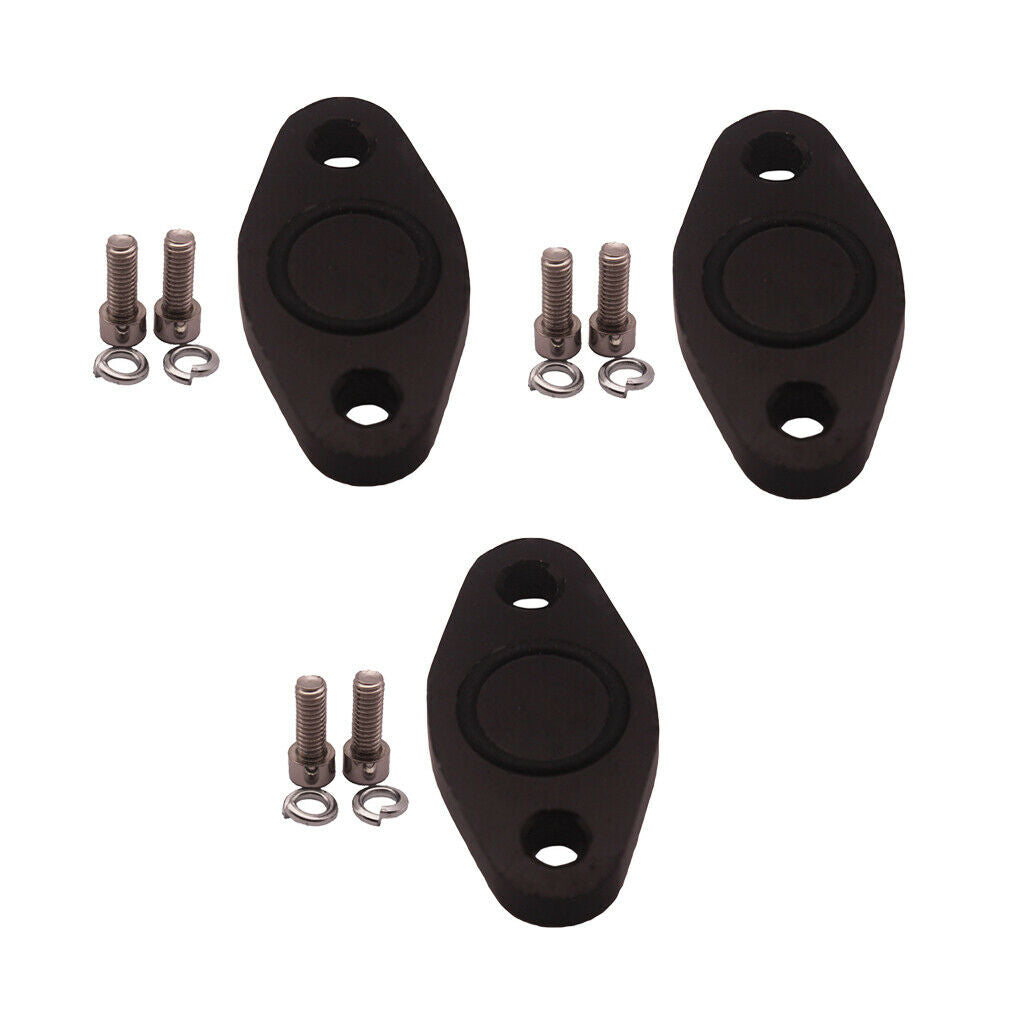 3 Pieces Replacement Exhaust Block Off Plate Set For Volkswagen Audi SAI