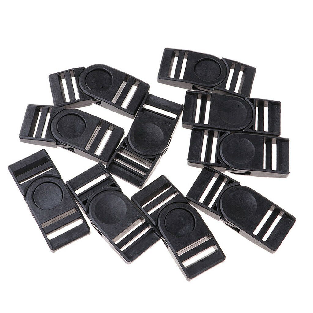 10pcs Plastic Release Buckle for Paracord Bracelet Backpack Webbing Strap