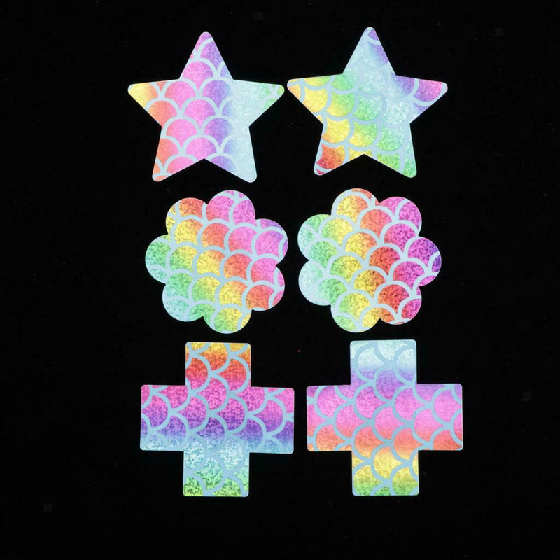 3 Pairs Disposable Nippleless,Cover Self-Adhesive Disposable Bra Gel Petals Pad
