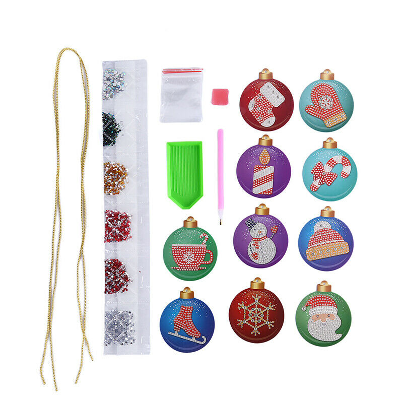1Set Diamond Painting Tool DIY Handmade Christmas Tree Pendant Hanging Orname SJ