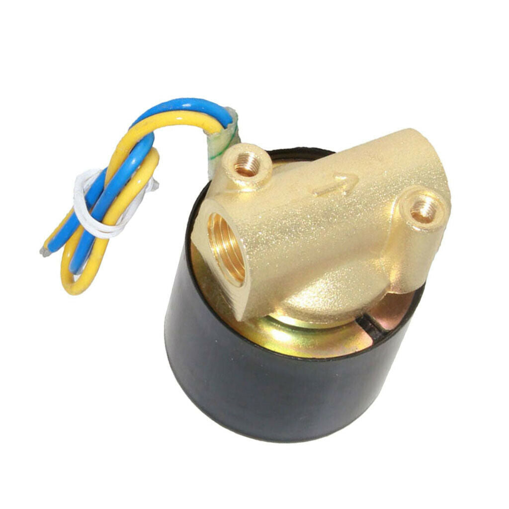 DC12V 4/5 Inch Electric Solenoid Valve for Water Air+DC 12V 1/4 Inch Electric
