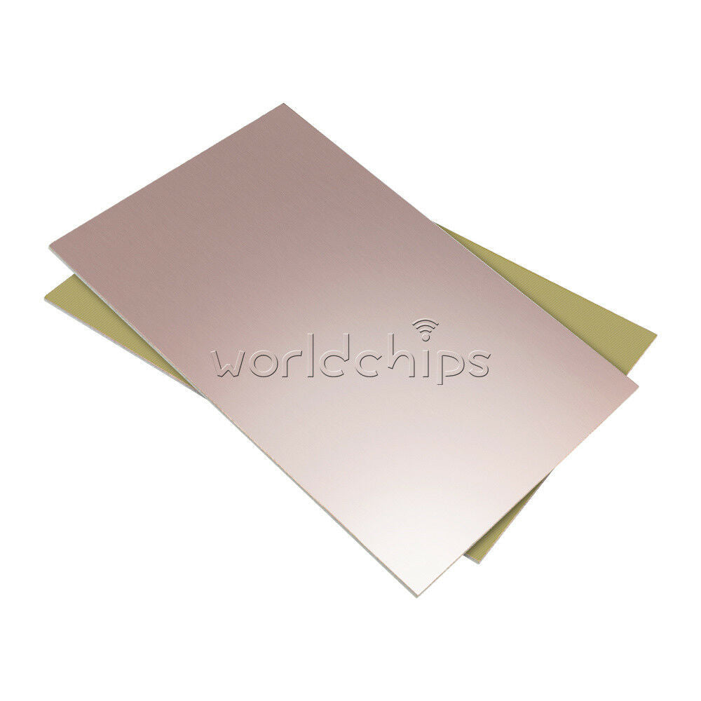 2Pcs 10cmx15cm 10*15cm Single PCB Copper Clad Laminate Board FR4